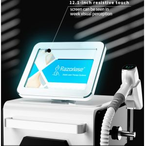 China Razorlase 808nm Laser Hair Removal Machine 120J/CM2 with 10.4 inch LCD touch screen on sale