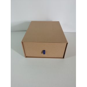 Customised Kraft Board Folding Packing Boxes Easy To Ship Drawer Folding Boxes