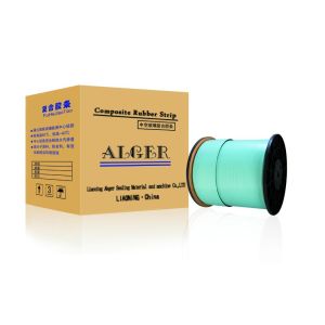 Aluspacer composite rubber spacer for glass unit