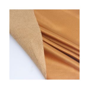 eco friendly recycled pet fabric GRS certified suede polyester fabric