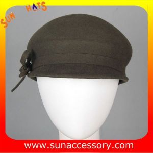9140784 Sun Accessory customized winner fashion 100% wool felt Ivy hats, women