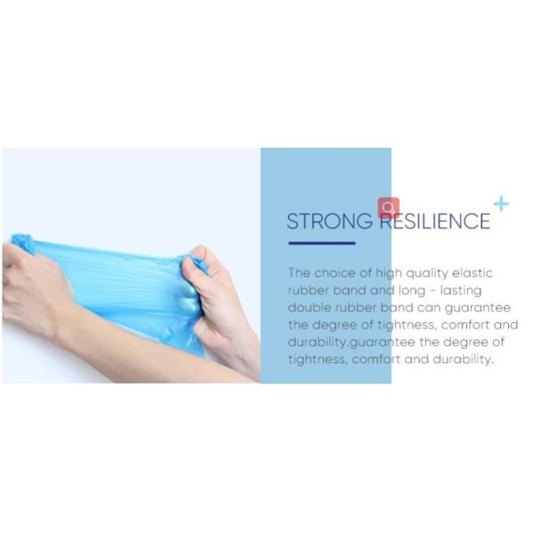 Waterproof Non Skid Laminated Plastic Disposable Shoe Cover