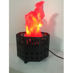 red led silk flame light with iron shell