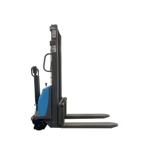 1000kg 1500kg Self-Lifting Pallet Loader Semi Electric Stacker with 800W Drive