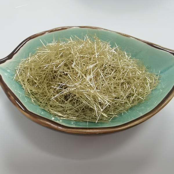 2850 Mpa High Tensile Strength Micro Steel Fibre Fiber With Copper Coated For