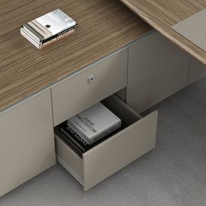 Business Type Modern Luxury Design Executive Wooden Office Table for CEO