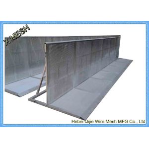 Traffic Crowd Control Barrier Security Temporary Site Fencing For Concert