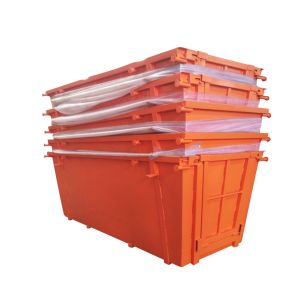 4m Metal Rubbish Skip Bin Garbage Scrap Metal Container
