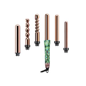 Private Label Interchangeable Curling Iron Set 1 Hour Auto Shut Off For Salon