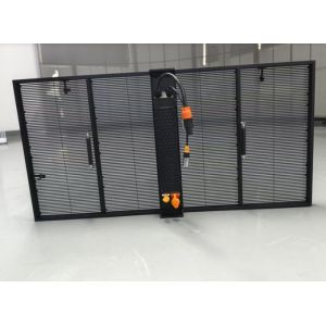 1500CD Transparent Glass LED Screen Full Color ICE LED Screen for Electronic Advertising