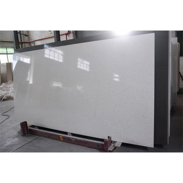 3200*1800*18MM Frostine White Glass Quartz Decorative Flooring Tile