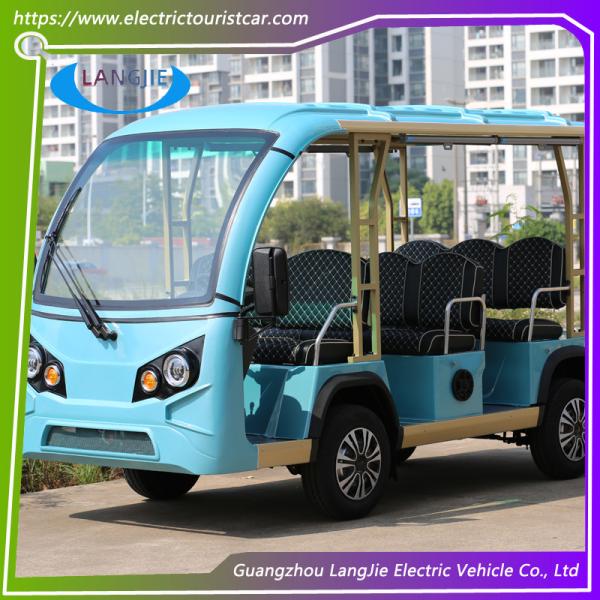 Quality Multi - Purpose Electric Sightseeing Bus 8 Seater Tourist Coach For Hotel wholesale