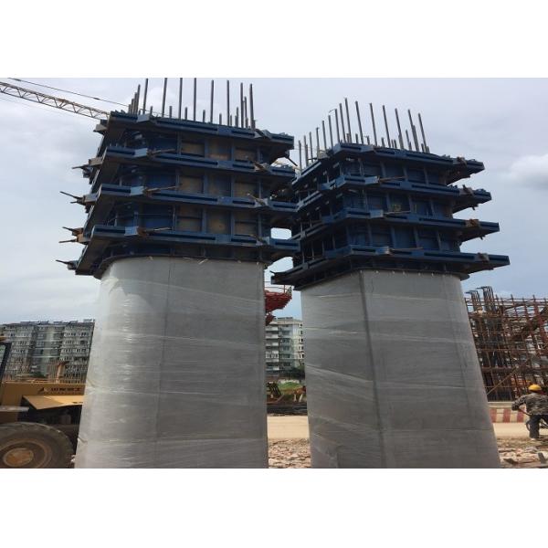 Bridge Viaduct Steel Column Formwork Multi Structure Assembled Reliable