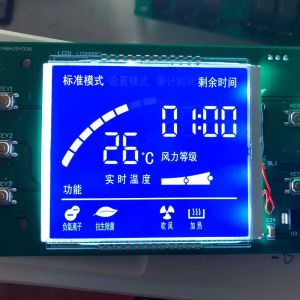 HD 3.8 Inch Monochrome LCD Module Display With Backlight 6PCS LED