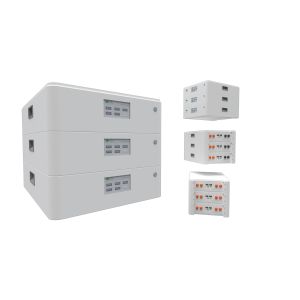 Stable Stackable Solar Batteries Lightweight , Industrial Rack Mount Lifepo4