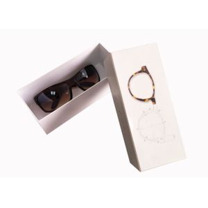 Personalized Custom Rigid Boxes , Sunglasses Cardboard Gift Boxes With Lids