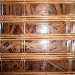 China Waterproof Natural Bamboo Roller Blinds High Flatness Customized Length on sale