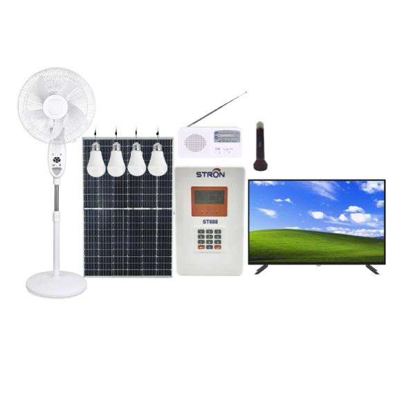 Quality 80W Paygo Solar Home System , 6A Home Solar Power System wholesale