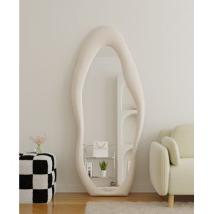 Decorative Body Curved Full Length Mirror Oversized Arched Floor Mirror