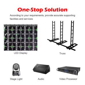 Digital Signage And Displays P3.91 P3.9 Rental LED Video Wall Giant Stage