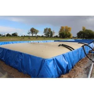 Flexible PVC Inflatable Pool For Fish , Shrimp Collapsible Water Tank