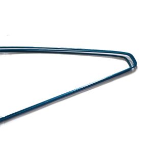 Solid Dry Cleaning Slim Line Anti Rust White Wire Hangers