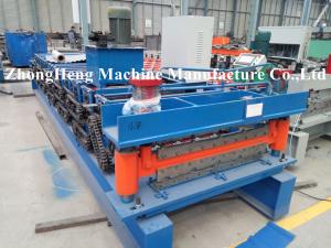 101 R Model Roofing Sheet Roll Forming Machine With 15 Stations Forming Rollers