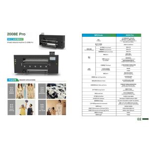 Eps Print Format Digital Textile Printer With High Precision And VSD Variable