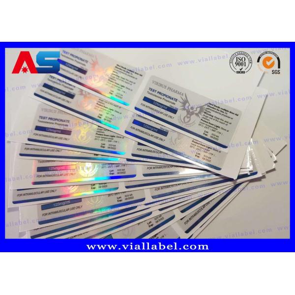 Pharmaceutical Bodybuilding Enanthate Peptide Bottle Labels Waterproof Hologram