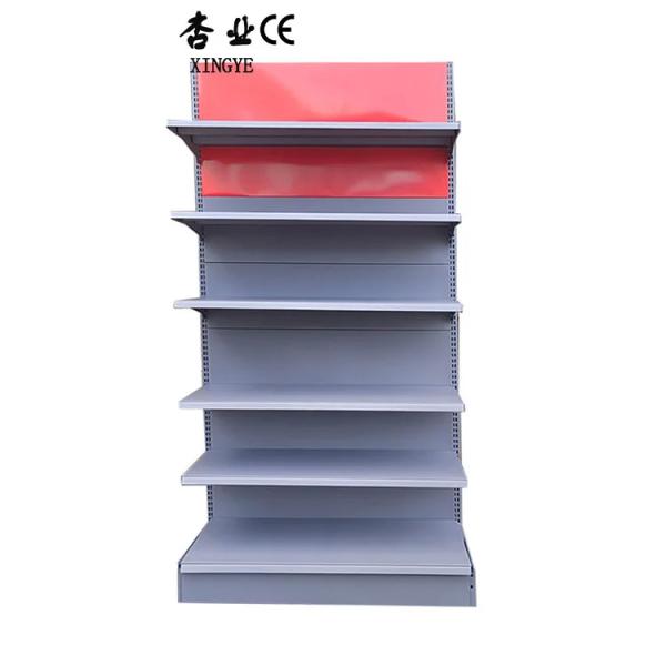 Factory Customized Color Size Supermarket Gondola Shelving Single-sided Goods