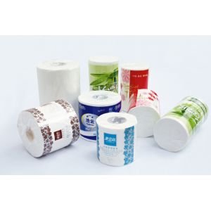 10 Rolls Siemens PLC Toilet Roll Packaging Machine / Toilet Roll Manufacturing