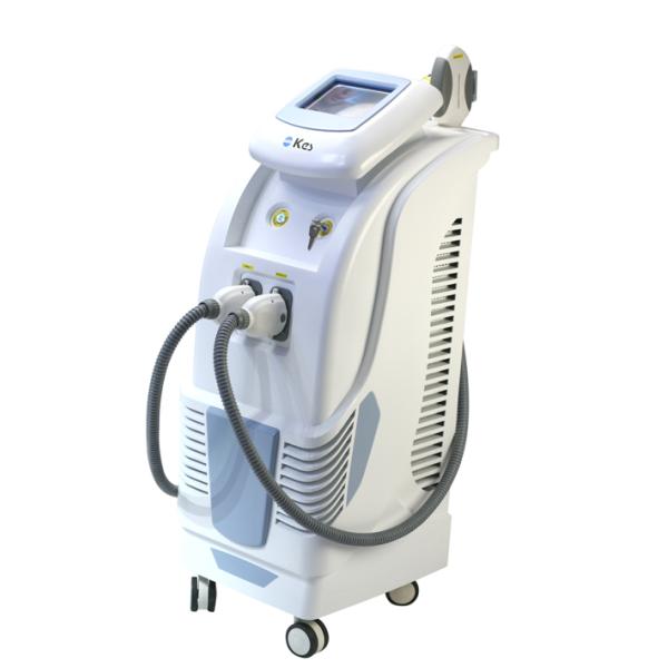 Multifunctional 2 Handles Radio Frequency IPL Hair Removal Beauty Machine with