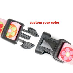 Custom Leather Dog Collars And Leashes Set Striped Harness Collar Leash Set