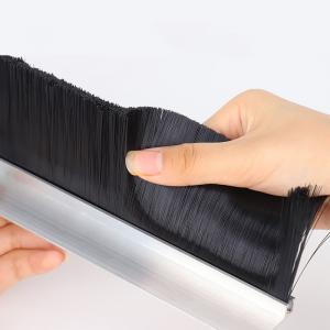 Cheap F Type Nylon Brush Under Door Brush Strip Cold And Heat Insulation for sale