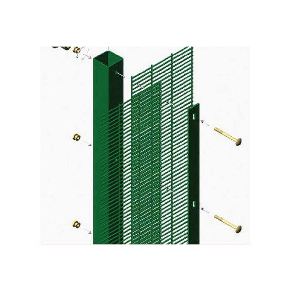 High Security Clearvu Wire Fence Panels 1800mmx2515mm width