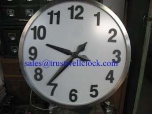 Cheap round/square shape electric slave clocks for clock tower,analog city clock,movement for analog wall clock,city clocks for sale