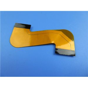 Flexible Printed Circuit (FPC) Built on 1oz Polyimide with Gold Plated and PI