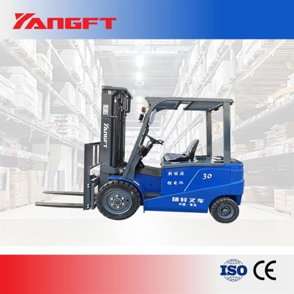 Quality 3 Tons Lithium Electric Powered Forklift CPD30 3000KG wholesale