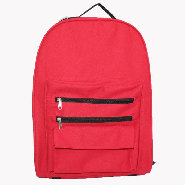 Quality Ultra Light Simple Polyester Primary School Backpack wholesale