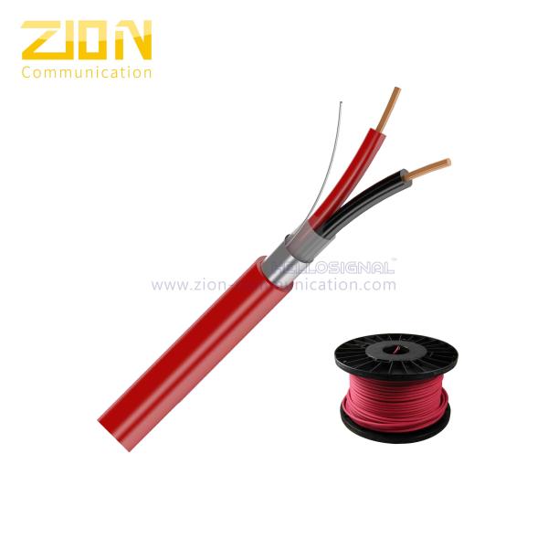 Quality 12AWG Shielded FPLR-CL2R Fire Alarm Cable Riser-Rated PVC for Control Circuits wholesale