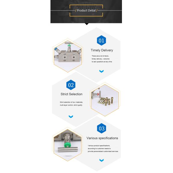 Stainless Steel Integrated Three Valve Group SF-2B 3051 E+H EJA Pressure Transmitter