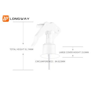 PP Plastic Mini Trigger Sprayer Environmental Friendly OEM / ODM Available