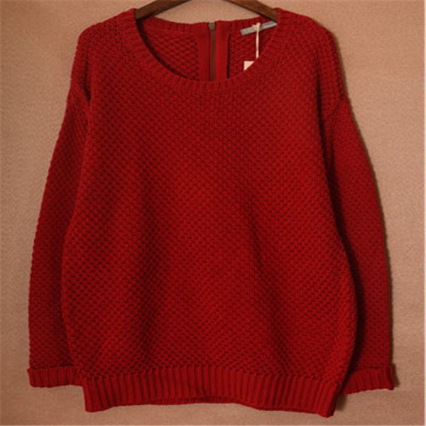 Quality Ladies Back Zipper Swetsers wholesale