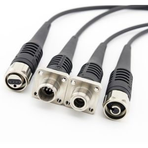 5.0 Mm Multimode Armoured Optical Cable 2 X 62.5um With ODC2 Plug Connectors