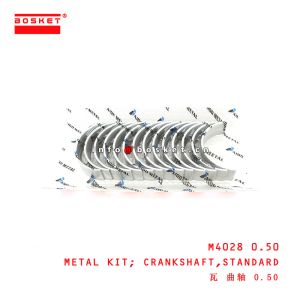 M4028 0.50 Standard Crankshaft Metal Kit suitable for ISUZU 6BD1-T 6BF1-T