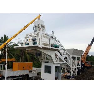 Small Mobile Concrete Batch Plant Wet Mix Portable Concrete Mixer Batching