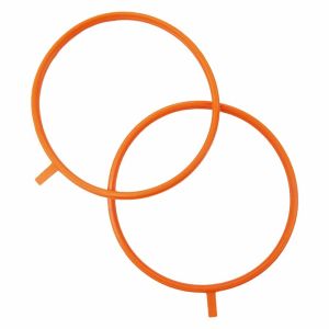 Cheap Car Buna EPDM MVQ Rubber Gasket Ring Orange O Ring Molded Gasket for sale