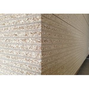 Poplar Particle Board Laminated Sheet , E1 Glue Pallet Compressed Particle Board