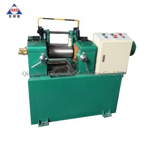2.2kw Silicone Open Mill Rubber Mixing Machine Electric Heating Two Roll Rubber