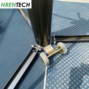 15m Mobile Telescoping Mast 10kg payloads Manual Crank Up Lifting